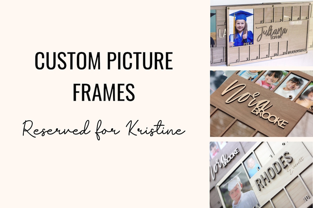 Pre K to Graduation Frame School Picture Frame K12 Display Etsy