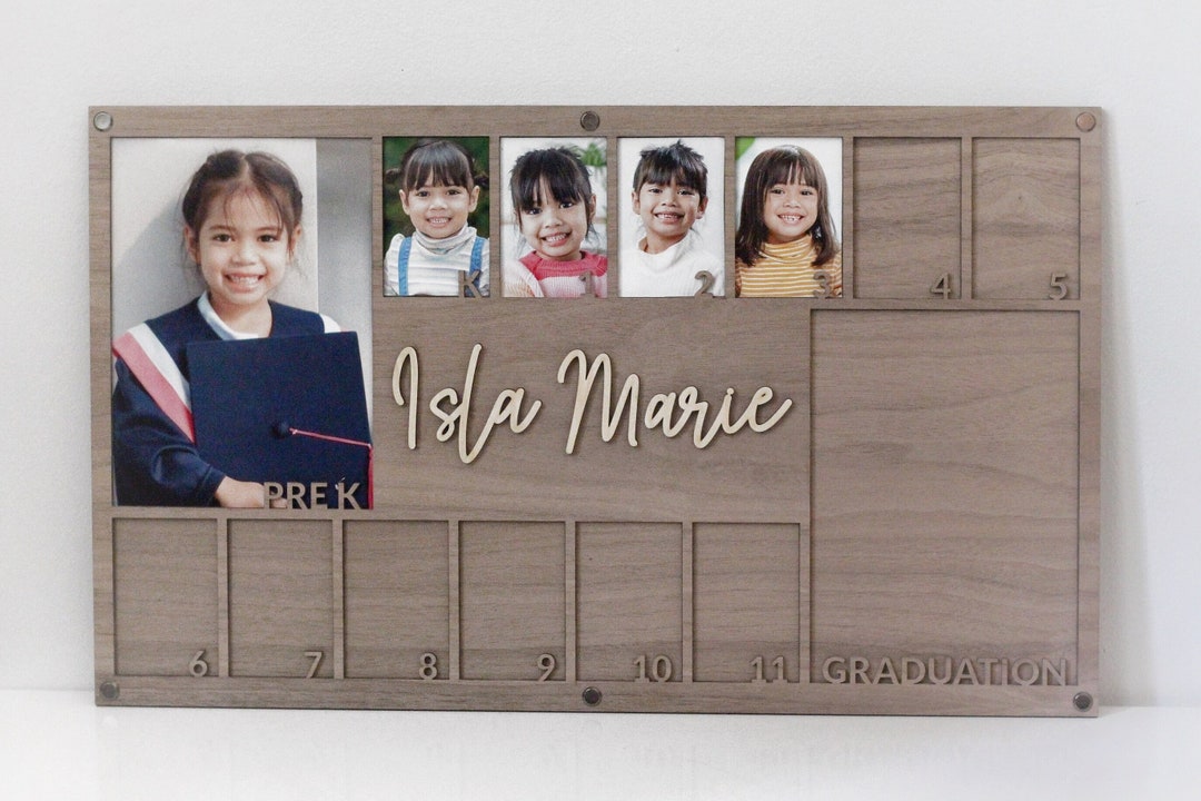 School Picture Frame Pre K12 Kids Photo Frame Preschool to Etsy