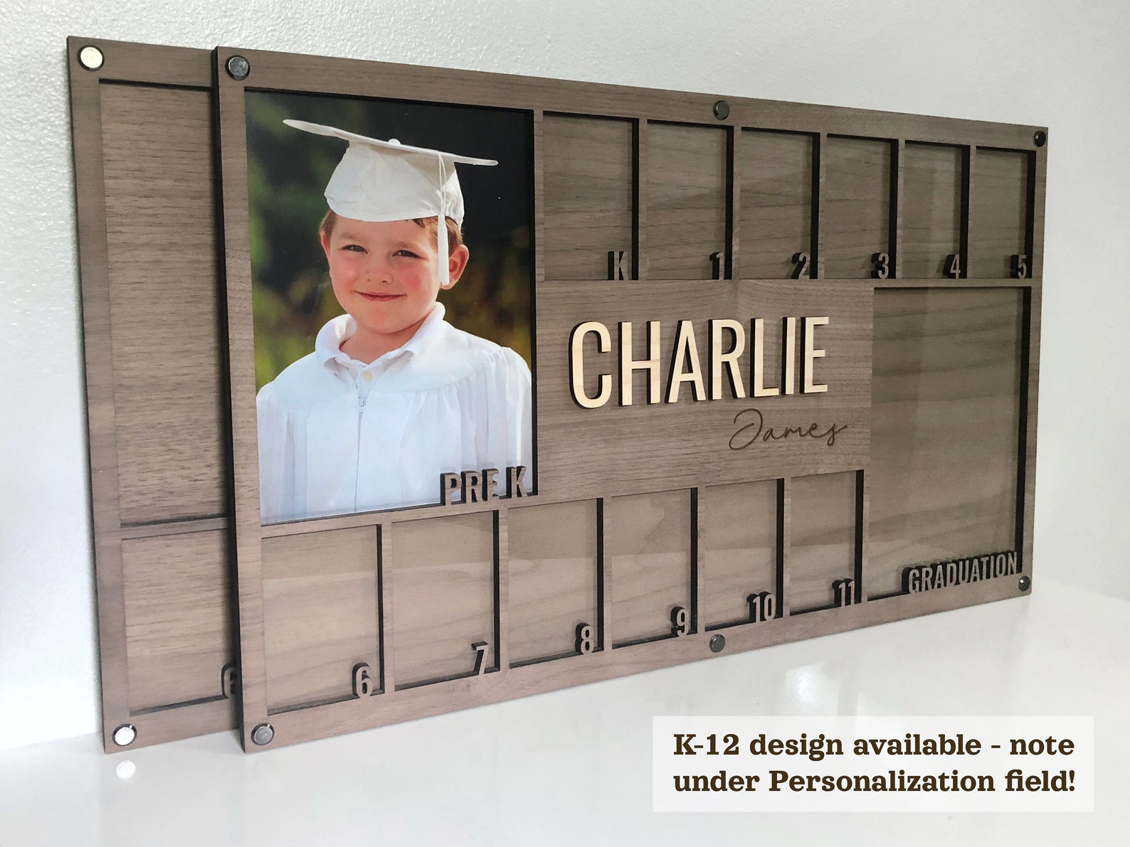 School Picture Frame K12 Photo Frame Preschool to Graduation Etsy