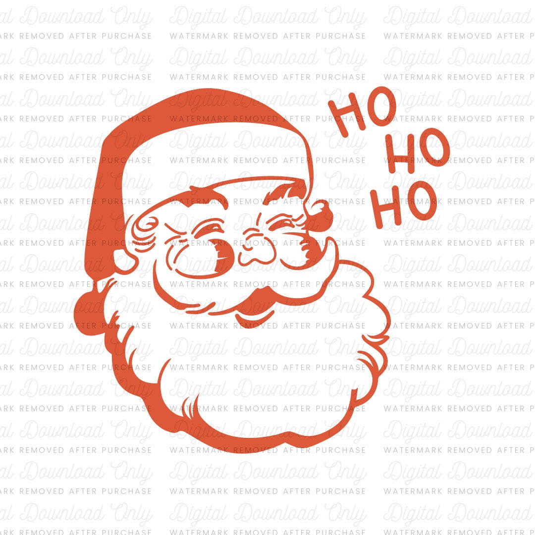Retro Santa Svg Vintage Santa Svg Santa Ho Ho Ho Father - Etsy