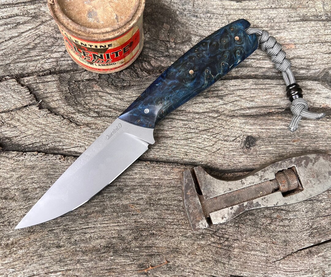 Utility Fixed Knife, Carbon Steel Blade, Selective Hardening