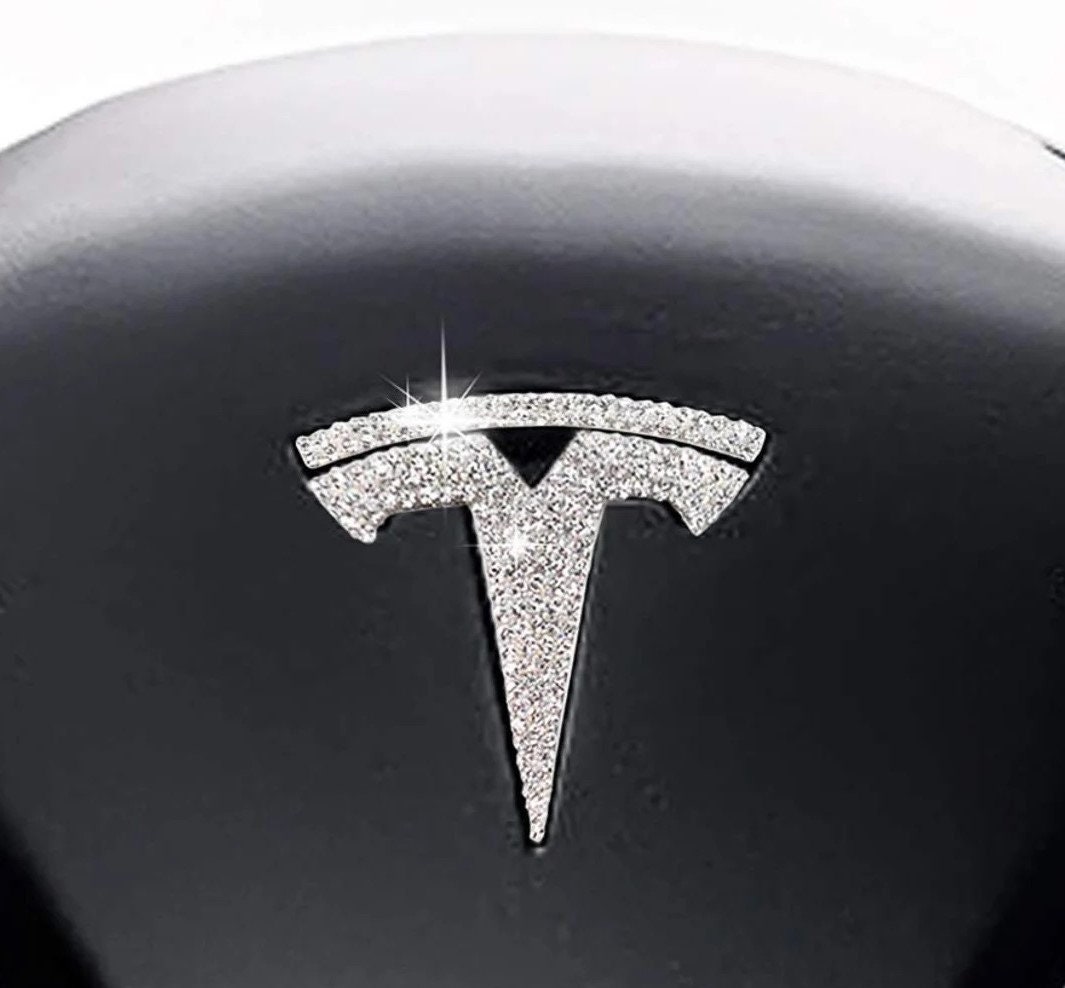Yumzeco 49MM Bling Crystal Lenkrad-Emblem Kompatibel mit  Mercedes-Benz,Bling-Zubehör für die Fahrzeuginnenausstattung,Aufkleber  Crystal Diamond