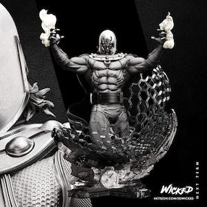 Magneto - Resin 3D Print - Physical Model