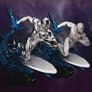 Silver Surfer - Resin 3D Print - Physical Model