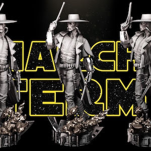 Cad Bane - Resin 3D Print - Physical Model