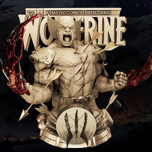 Wolverine - Resin 3D Print - Physical Model