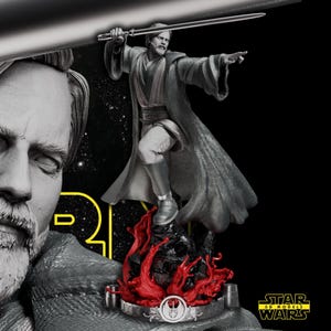 Obi Wan Kenobi - Resin 3D Print - Physical Model