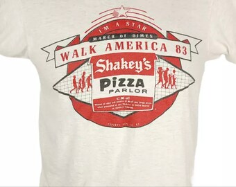 Shakey's pizza t shirt Clearance