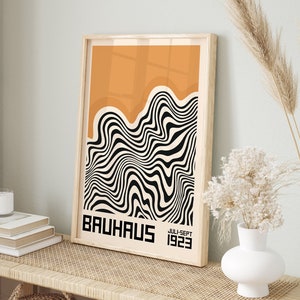 Bauhaus Printable Exhibition Poster, Bauhaus Art, Geometric Prints, Bauhaus Print, Bauhaus Wall Art, Gallery Wall Art, Digital Art Print