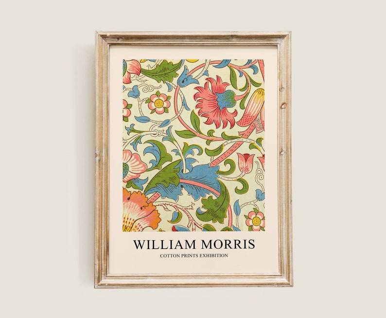 Set of 6 William Morris Print, Exhibition Print Set, Botanical Wall Art ...