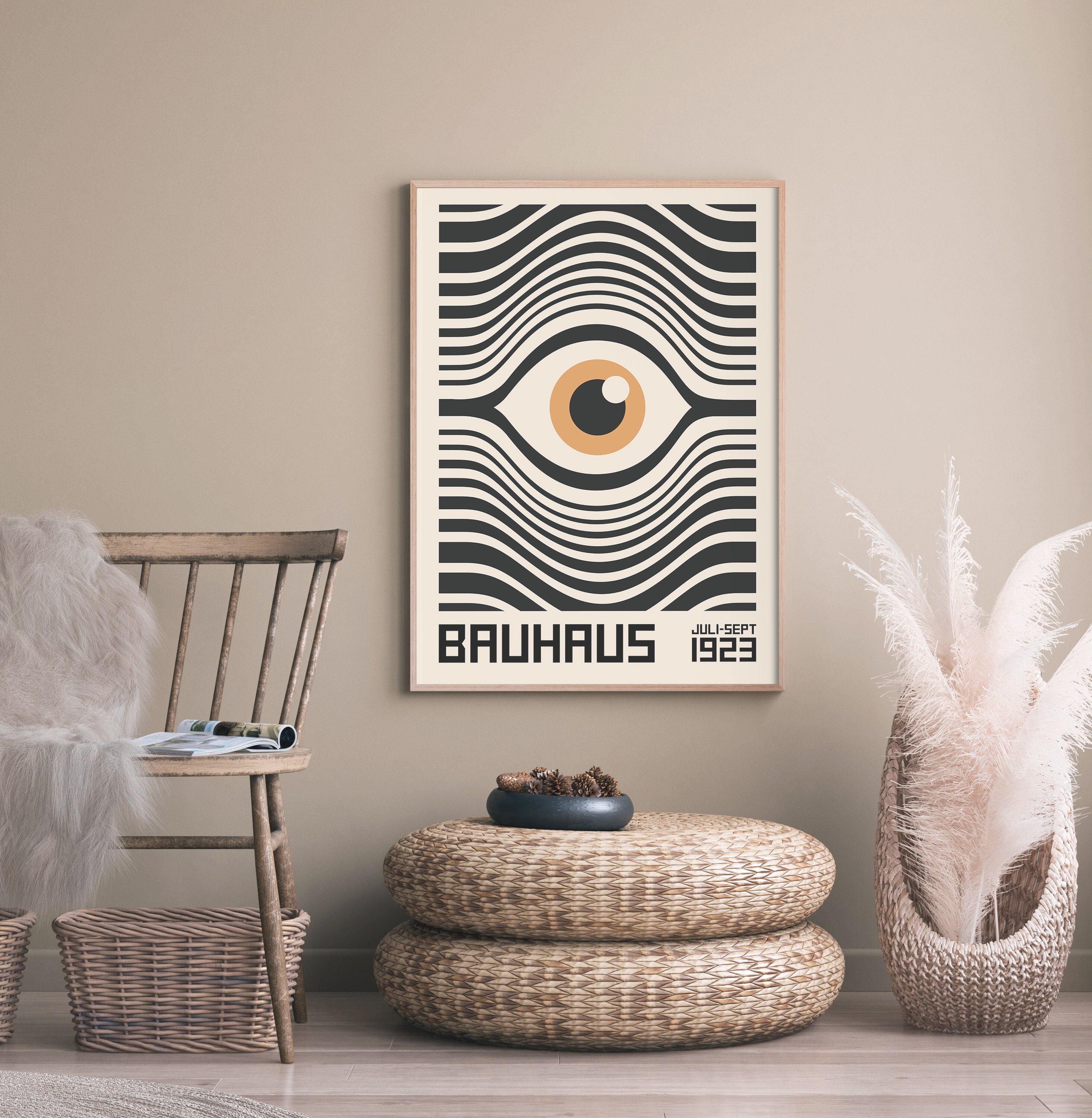 Bauhaus Print Exhibition Poster Abstract Bauhaus Wall Art - Etsy