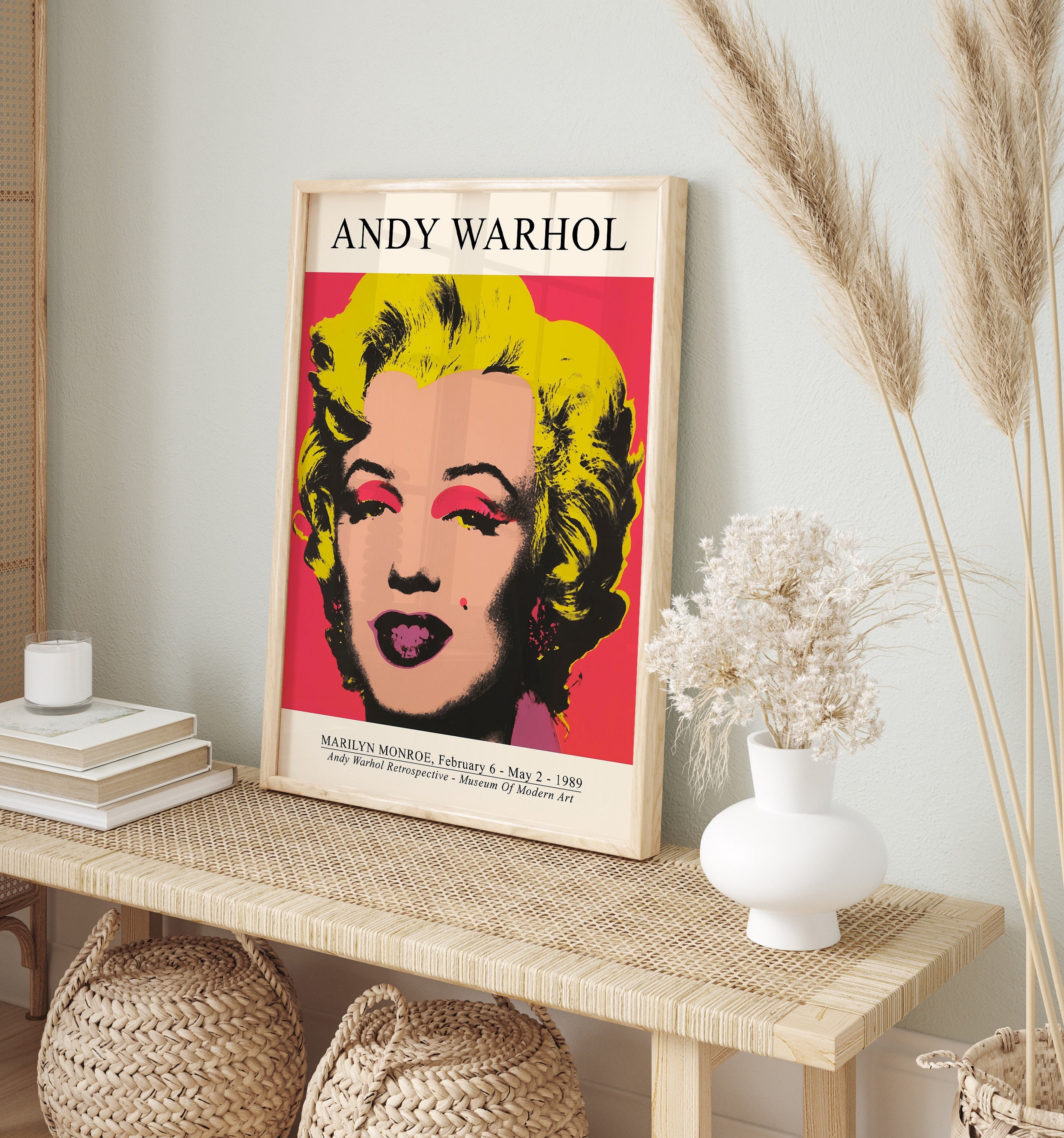 Andy Warhol Marilyn Monroe Poster - Etsy Canada