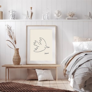 Picasso Dove of Peace Print, Picasso Bird Poster, Picasso Art Prints ...