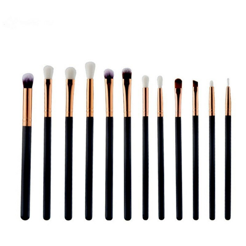 12 Pcs Pro Makeup Brush Set Kit Cosmetic Eye Shadow Brushes Etsy UK