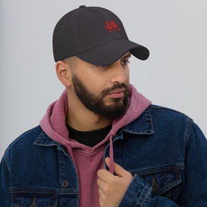 Wales Rugby Cap with Embroidered Dragon - Show Your Support for Wales in the Tournament!&quot;