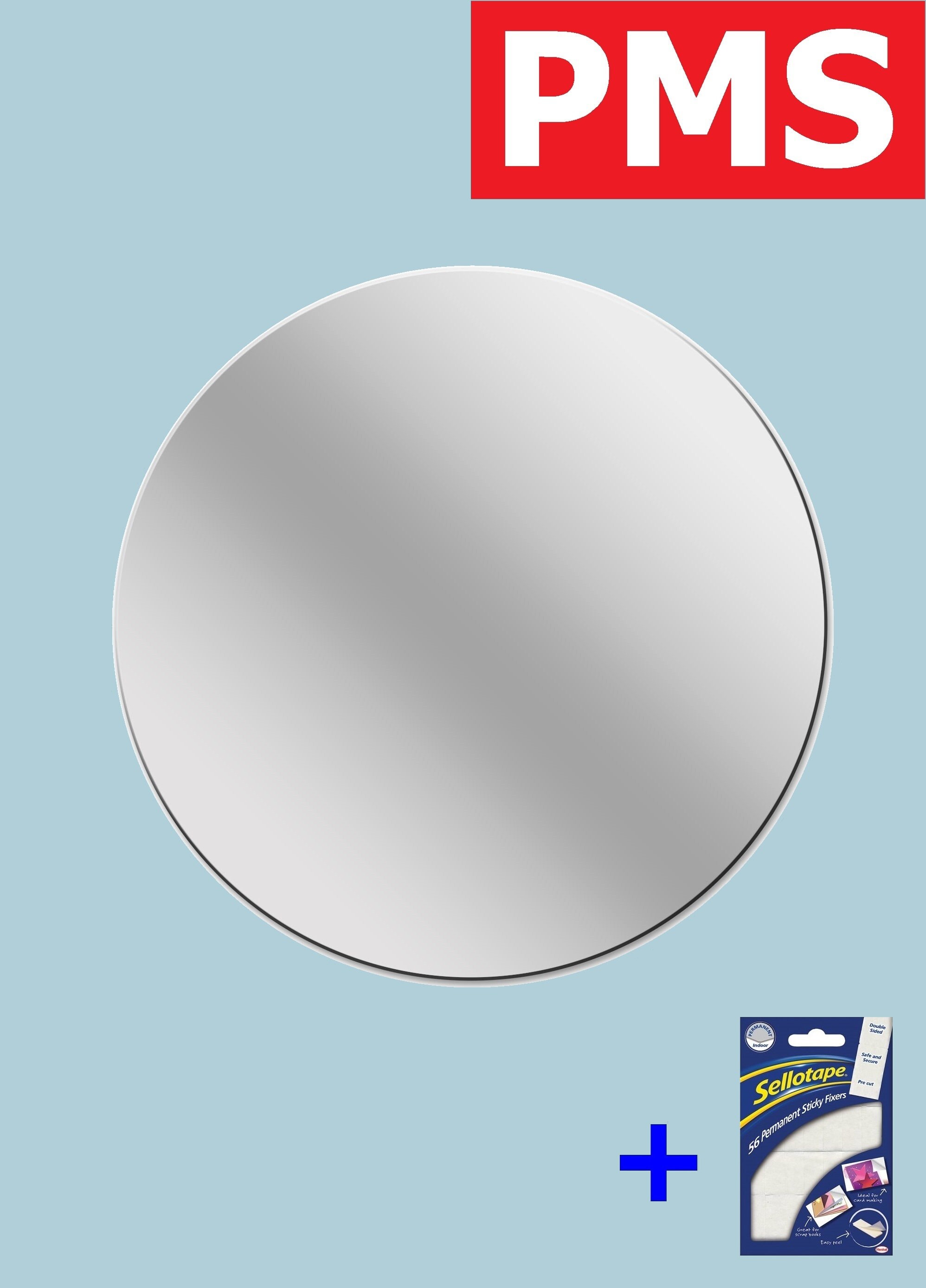 Square Plastic Mirror Wall Tile, Antishatter Safety Acrylic Mirror