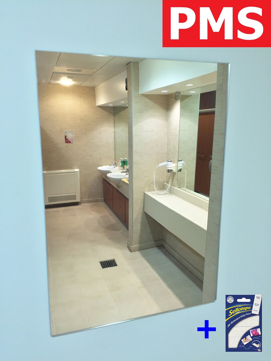 A4 Plastic Mirror Wall Tile, Antishatter Safety Acrylic Mirror Sheet