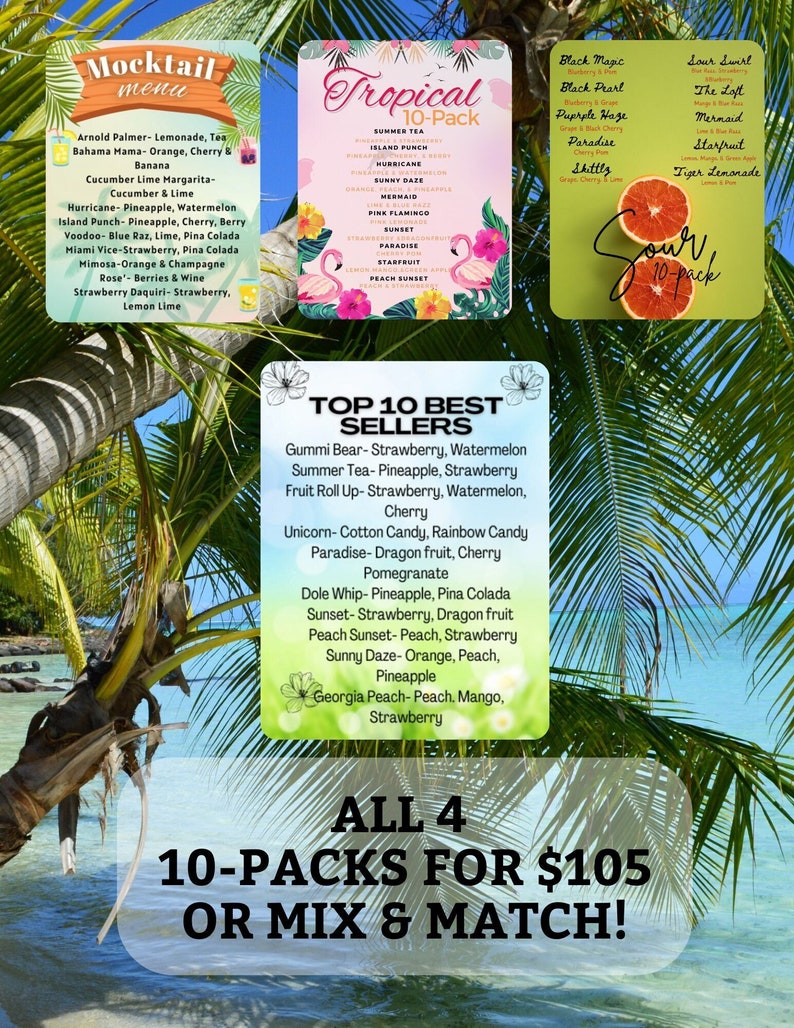 1040 Loaded Tea Bundle SPECIALTIES MIX High Caffeine Without Sugar