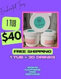 Loaded Tea tub with Scoop Free Shipping 50 Flavors  Hydration and Vitamins BEST selling
