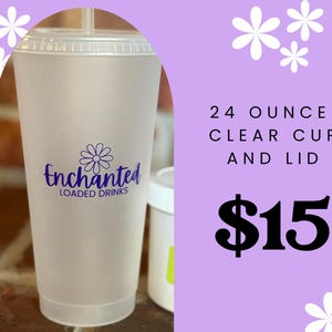 30 Enchanted Loaded Drinks in one tub Sugar Free Fully Caffeinated Top Selling Drinks ADD ON CUP ONLY