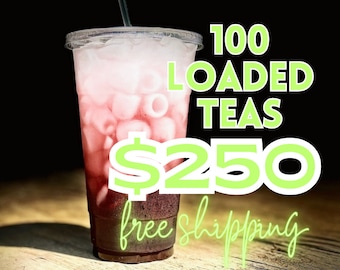 100 Loaded Drink Packets – 32oz Sugar-Free Drink Mix | Bold Flavor & Fun in Every Sip