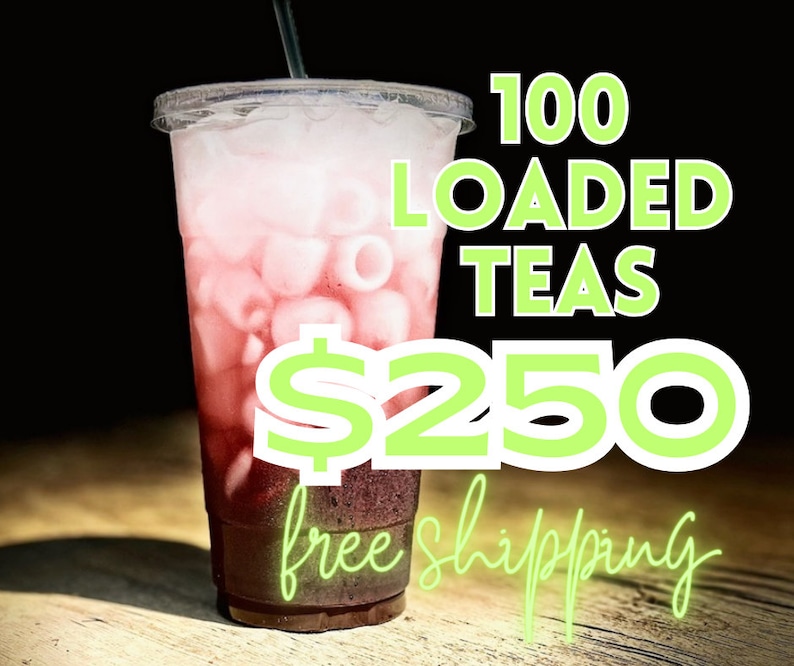Sugar Free Loaded Tea Kit with Caffeine Energy Nutrition Electrolytes on Etsy