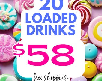 Spring Time Sugar-Free Drink Mix – 10 Loaded Packets, 220mg Caffeine