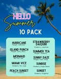 Loaded Tea 10 pack Hello Summer gift pack Best selling Sugar free Full of Vitamins and Electrolytes Caffeine Loaded