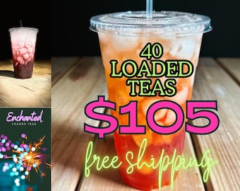 40 Loaded Drink Packets – 32oz Sugar-Free Drink Mix | Bold Flavor & Fun in Every Sip