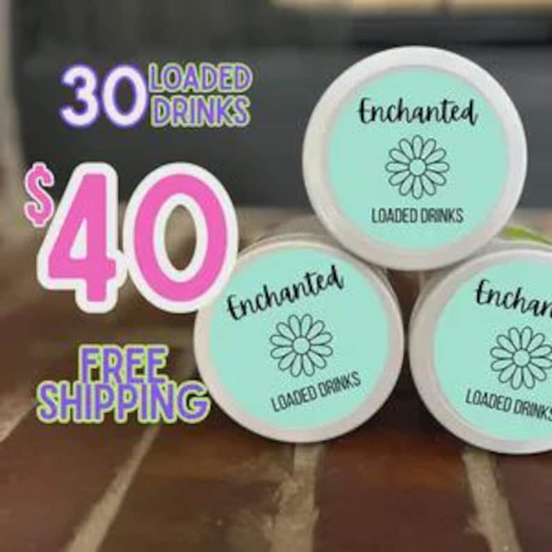 Mezcla de té cargada encantada – 30 porciones sin azúcar imagen 2