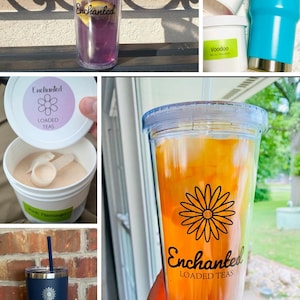 30 Enchanted Loaded Drinks in one tub Sugar Free Fully Caffeinated Top Selling Drinks image 9