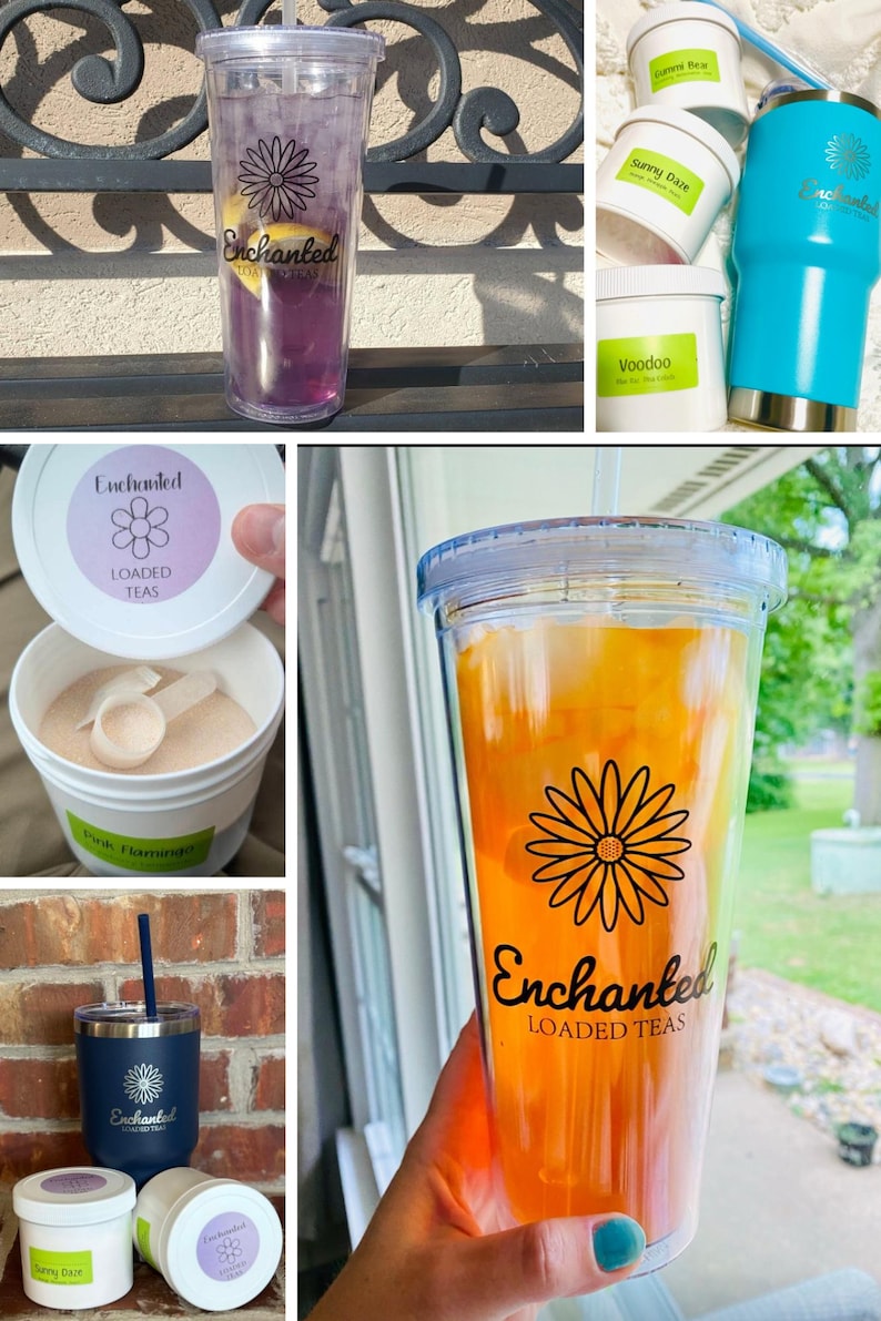 30 Enchanted Loaded Drinks in one tub Sugar Free Fully Caffeinated Top Selling Drinks image 9