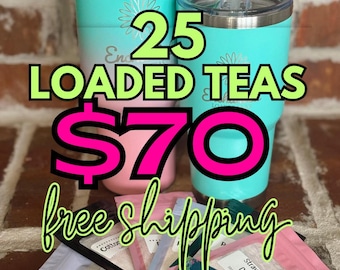 25 Loaded Drink Packets – 32oz Sugar-Free Drink Mix | Bold Flavor & Fun in Every Sip