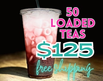 50 Loaded Drink Packets – 32oz Sugar-Free Drink Mix | Bold Flavor & Fun in Every Sip