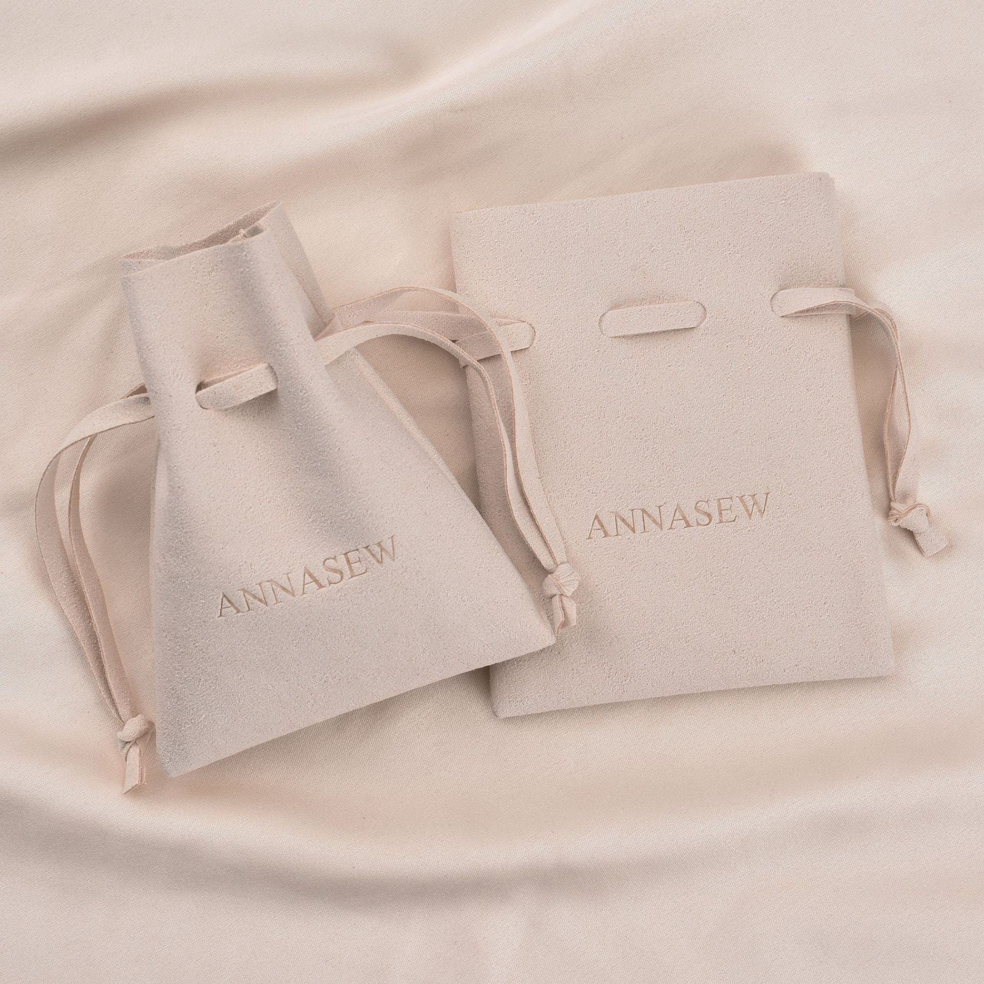 Custom Jewelry Pouches Personalized Logo Print Drawstring Etsy