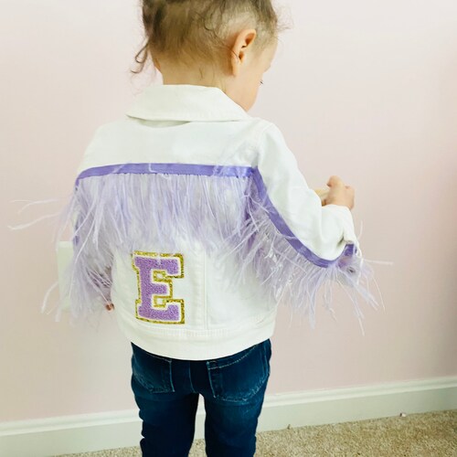 Custom Southern Belle Jacket | Girls Chenille Patch outlet Jacket | Toddler Girl Cowgirl Jacket Personalized