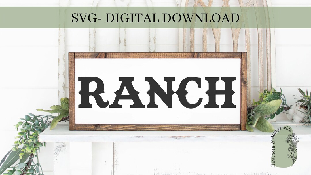 Pink Ranch Sign Svg Ranch Svg, Western Svg, Wood Sign Svg, Western Home Decor, Western ...