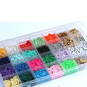 Art and Craft kit for girls, stretchy bracelet craft kit, Multicolor Clay Spacer beads jewelry set, jewelry & accessories kit, Great Gift