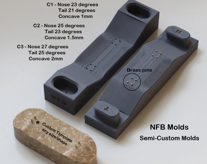 PUNK FINGERBOARDS EXCLUSIVE Old School Fingerboard Complete Mold Kit