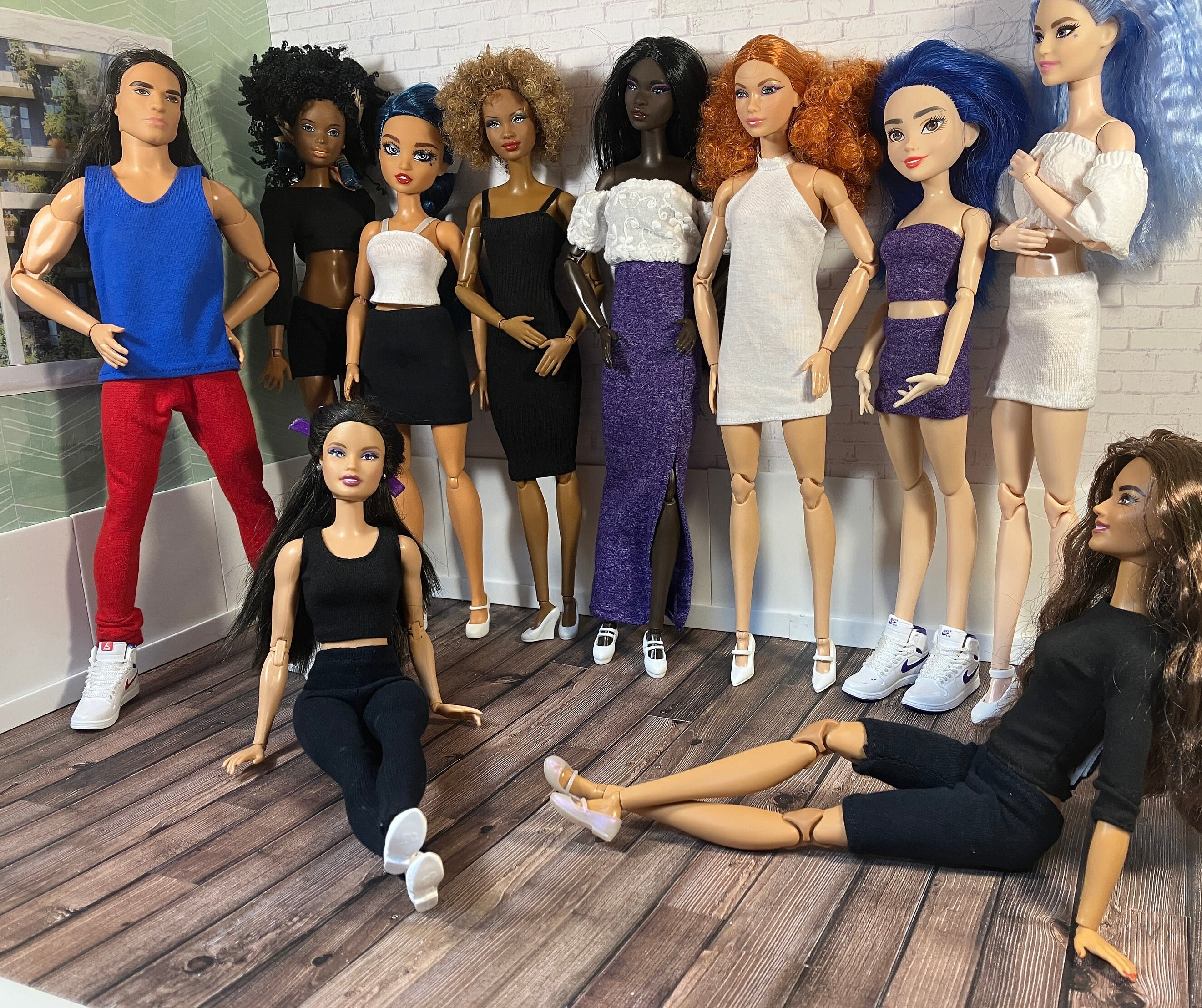 Black Leggings for Petite Barbie 