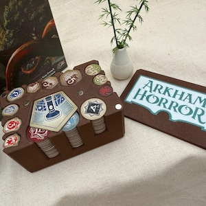 3D Token Box - Kompatibel mit dem Arkham Horror Lcg Core set - Keine Token