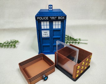 Tardis Space Box DALEK Dr Who - MTG Magic the Gathering - EDH Commander Deck Box