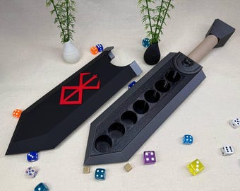 Dragonslayer Sword Fantasy - Role playing game box for dice set D20 RPG