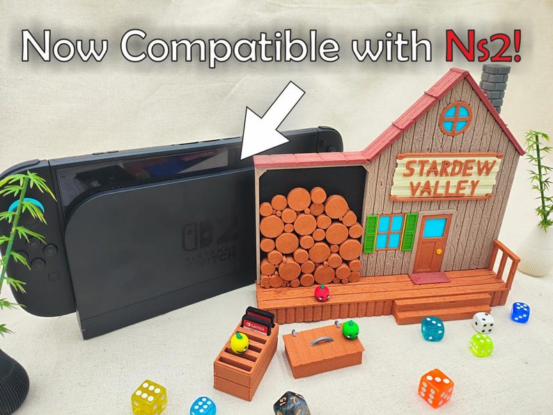 Stardew Valley Farm House - Cover for Nintendo Switch 1 - 2 Dock image 1