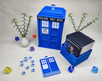 Tardis Space Box Dr Who - MTG Magic the Gathering - EDH Commander Deck Box