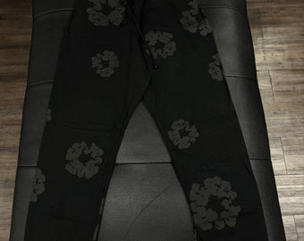 Denim Tränen schwarze Sweats