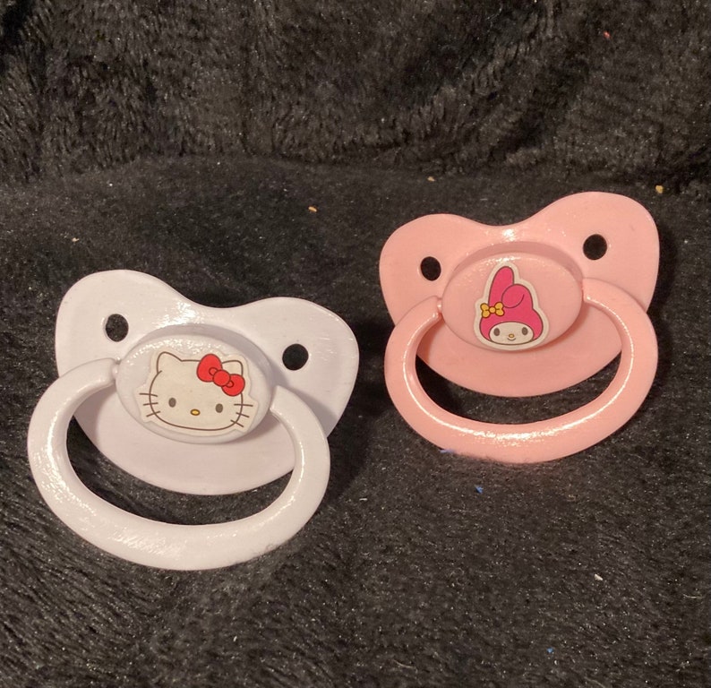 Hello Kitty My Melody Adult Pacifier Sanrio Agere Little Etsy UK