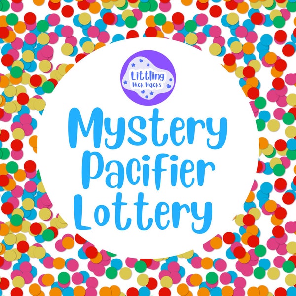 Mystery Pacifier Lottery, Mystery Adult Pacifier, Little Space Gear