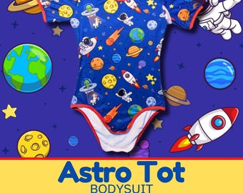 PREORDER Adult Astro Tot Bodysuit, Outer Space Galaxy Little Space Outfit,