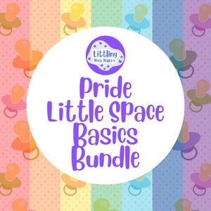 Pride Little Space Basics Kit, lgbt+ Little Space Bundle